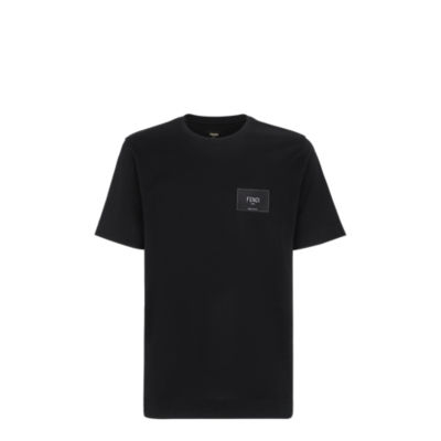 Buy Fendi Fendirama Logo Oversized T-Shirt 'Black' - FAF073 A6J6 FOGME