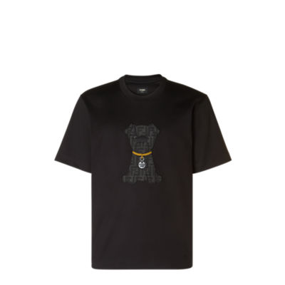 FENDI / Tシャツ/M/コットン/BLK/FY0936　AR6W// Tシャツ コットン ブラック | Fendi