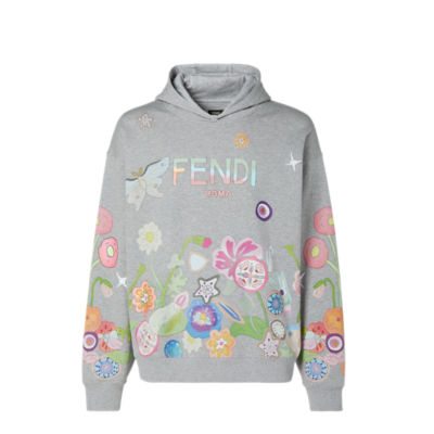 Fantastic Fendi Future sweatshirt Cotton Gray | Fendi