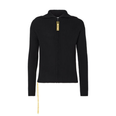 FENDI ブラック ウール カーディガン