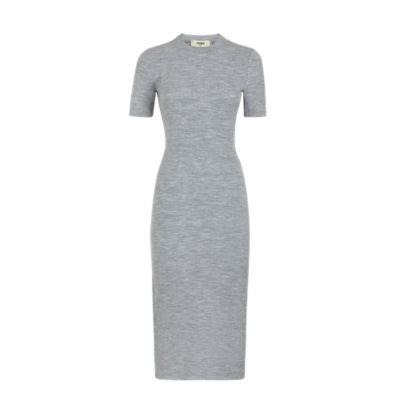 Dress - Gray wool dress