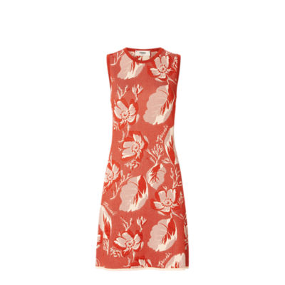 Tシャツ・カットソー FENDI KNIT SLEEVELESS DRESS FZDD62AUI3F1SAX_01