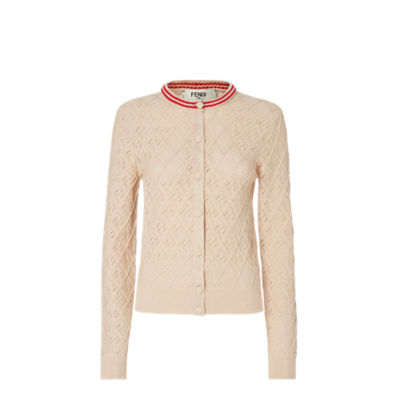 Cardigan Cotton Beige | Fendi