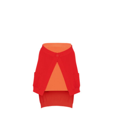 Fendi red skirt sales
