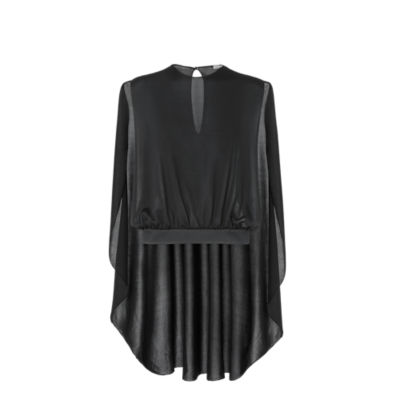 FENDI ブラック シルク トップス