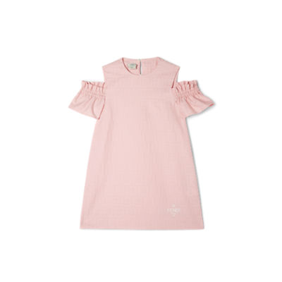 ワンピース Fendi Pink Cotton Blend Dress Pink Fendi Dresses for Women | Lyst Canada