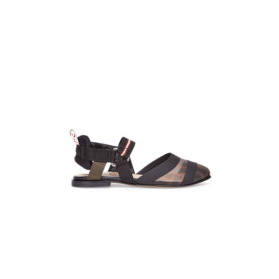 Fendi flat hot sale shoes