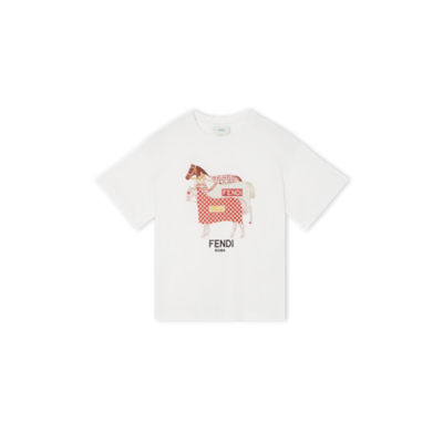 Junior T-shirt Cotton White | Fendi