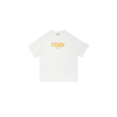 fendi kids printed cotton jersey t shirt - Beige Silk top with bra Fendi -  IetpShops Germany