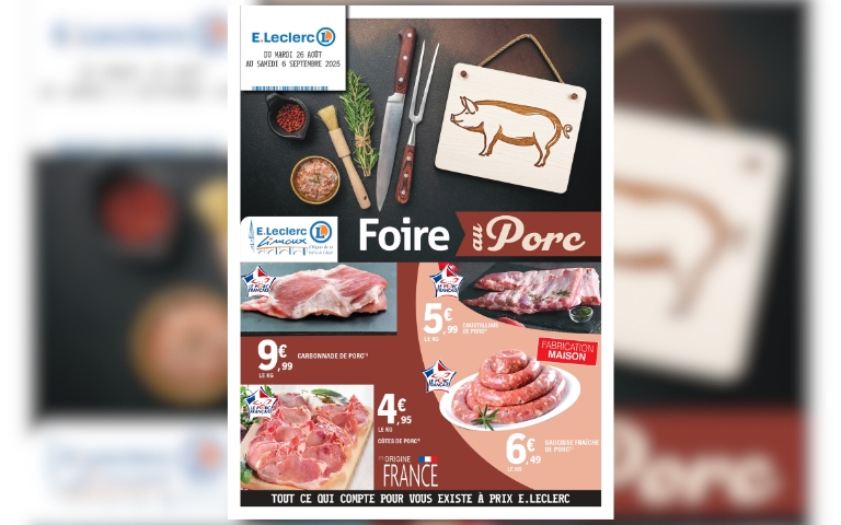 𝗟𝗔 𝗙𝗢𝗜𝗥𝗘 𝗔𝗨 𝗣𝗢𝗥𝗖 𝗥𝗘𝗩𝗜𝗘𝗡𝗧  RAYON BOUCHERIE LIBRE-SERVICE DU 𝗠𝗔𝗥𝗗𝗜 𝟮𝟲 𝗔𝗢Û𝗧 AU 𝗦𝗔𝗠𝗘𝗗𝗜 𝟲 𝗦𝗘𝗣𝗧𝗘𝗠𝗕𝗥𝗘