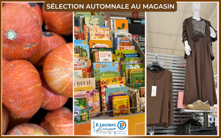 LE MAGASIN SE MET AUX COULEURS DE L'AUTOMNE
