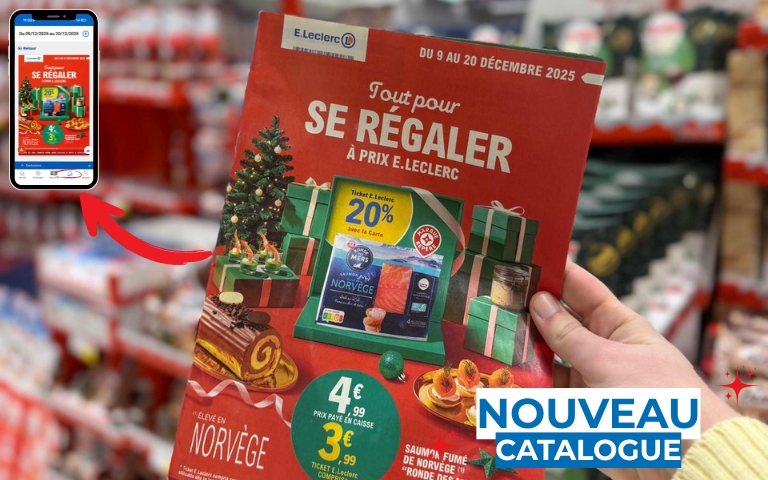 LE NOUVEAU CATALOGUE EST À CONSULTER DÈS MAINTENANT SUR L'APPLI MON E.LECLERC
