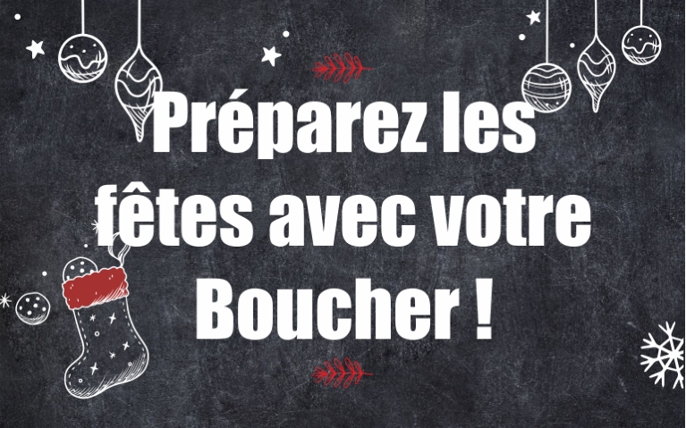 Et si vous prépariez les fêtes avec votre Boucherie E.Leclerc Aurillac. Cliquez pour en savoir plus, découvrez notre sélection pour passer des fêtes autour de viandes élaborés par nos experts bouchers, avec une sélection de volailles locale en direct de la Ferme VABRES à Lacapelle-Viescamp (15).