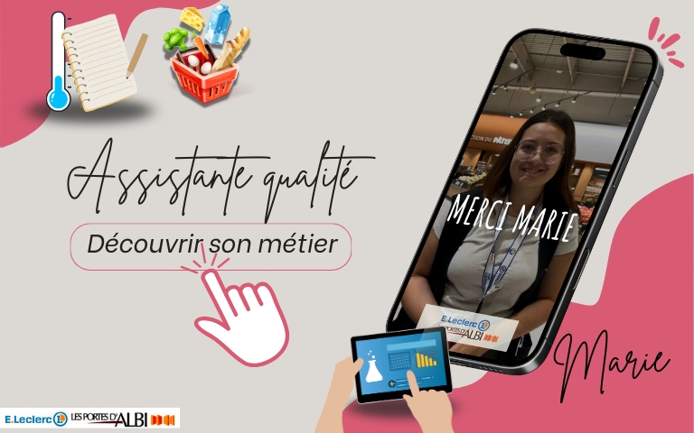 Découvrez le portrait de Marie, assistante qualité