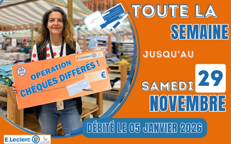 prolongation cheque diff toute la semaine jusqu'au 29 novembre débité le 5 janvier 2026