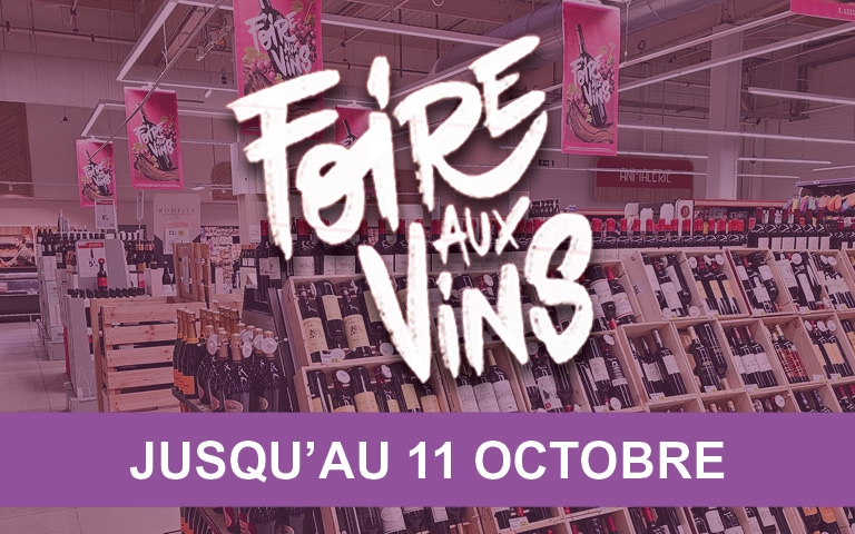 foire aux vins jusqu'au 11 octobre
