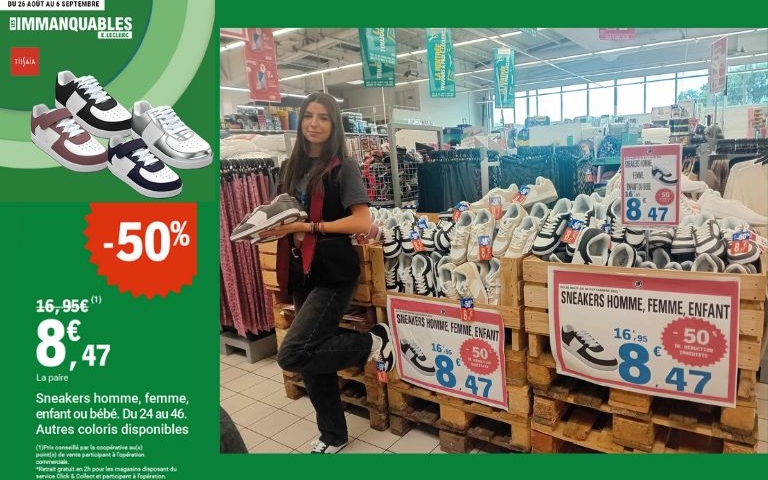 Employée au rayon 