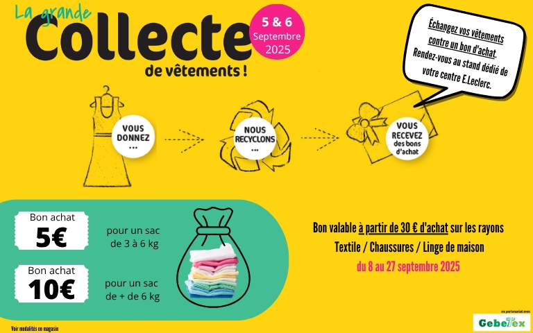 Une bannière représentant le parcours du tri sélectif