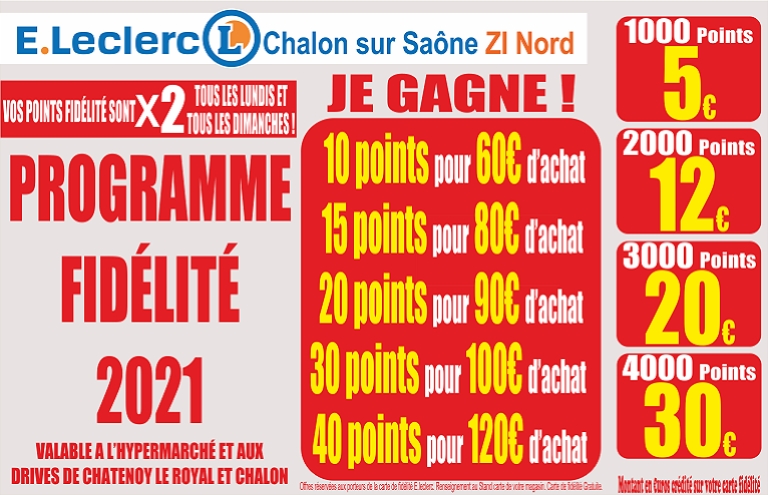 E.Leclerc CHALON SUR SAONE – Adresse, horaires et actualités magasin