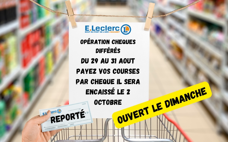OPERATION CHEQUES DIFFERES