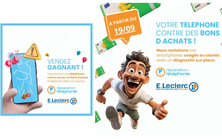 A partir du 19/08 nous rachetons vos téléphone cassés