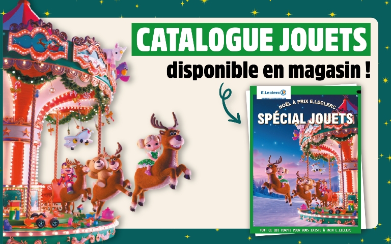Votre catalogue jouets est arrivé en magasin ! 