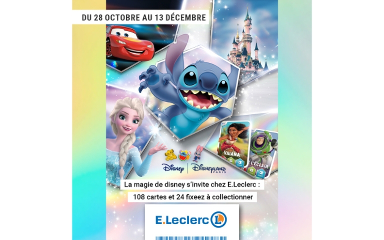 DU 28/10 AU 13/12 LA MAGIE DISNEY S'INVITE CHEZ E.LECLERC COLLECTIONNER DES CARTES