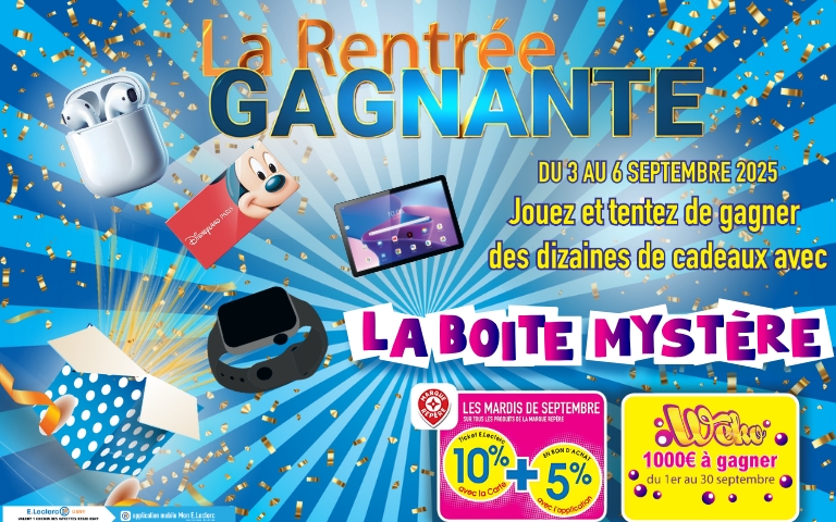 LA RENTRÉE GAGNANTE 2025