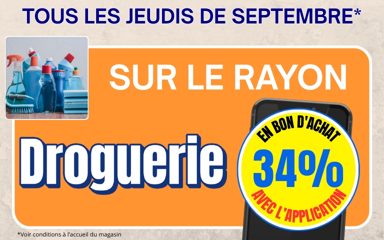 Offre Droguerie