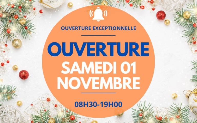 OUVERTURE EXCEPTIONNELLE 01/11