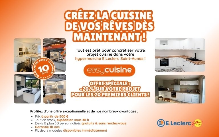 Créez la cuisine de vos rêves dès maintenant !