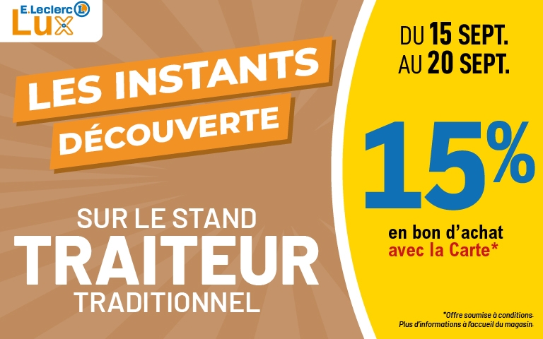 Instants Découvertes Traiteur