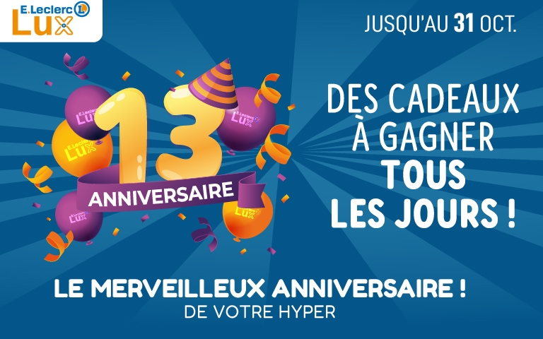 Anniversaire Magasin 2025