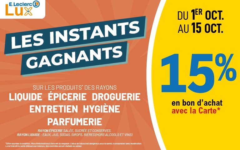 Les Instants Gagnants !