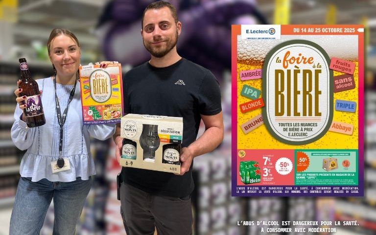 Jusqu’au 25 octobre, retrouvez vos bières préférées à prix fous dans votre 𝐄.𝐋𝐞𝐜𝐥𝐞𝐫𝐜 𝐒𝐚𝐢𝐧𝐭-𝐎𝐫𝐞𝐧𝐬 😍 Des promos exceptionnelles et un large choix pour tous les amateurs de houblon 🌾 C’est le moment d’en profiter ! 𝐃𝐞́𝐜𝐨𝐮𝐯𝐫𝐞𝐳 𝐭𝐨𝐮𝐭𝐞𝐬 𝐧𝐨𝐬 𝐨𝐟𝐟𝐫𝐞𝐬 𝐬𝐮𝐫 👉 𝑙'𝑎𝑏𝑢𝑠 𝑑'𝑎𝑙𝑐𝑜𝑜𝑙 𝑒𝑠𝑡 𝑑𝑎𝑛𝑔𝑒𝑟𝑒𝑢𝑥 𝑝𝑜𝑢𝑟 𝑙𝑎 𝑠𝑎𝑛𝑡𝑒́, 𝑎̀ 𝑐𝑜𝑛𝑠𝑜𝑚𝑚𝑒𝑟 𝑎𝑣𝑒𝑐 𝑚𝑜𝑑𝑒́𝑟𝑎𝑡𝑖𝑜𝑛.