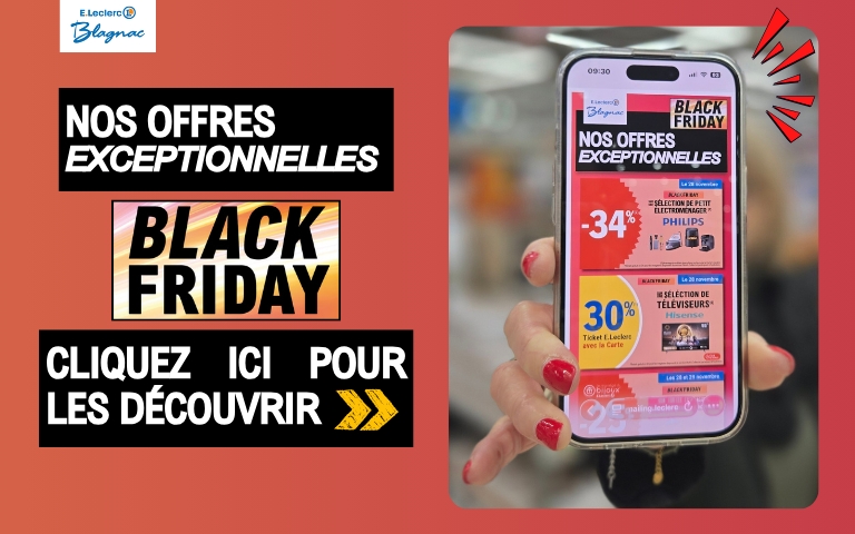 Cliquez ici pour découvrir nos offres exceptionnelles du black friday