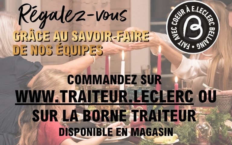 CARTE TRAITEUR FESTIVE