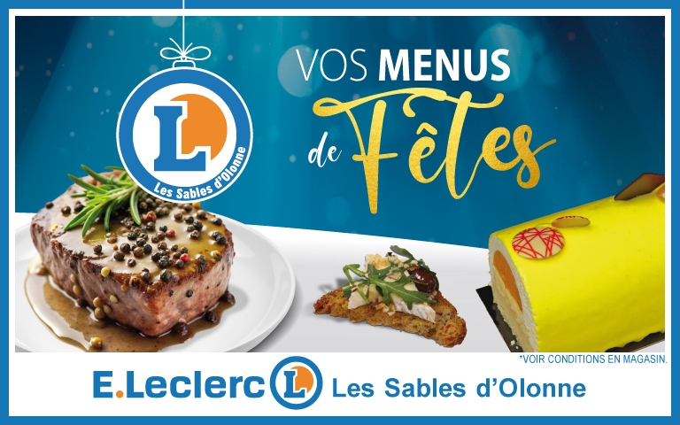 Vos menus de fêtes