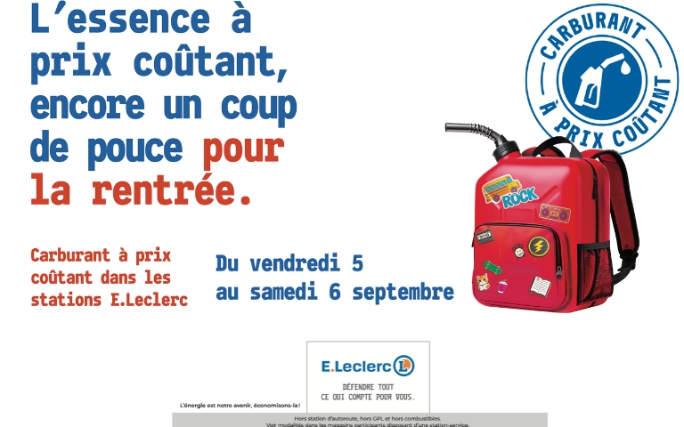 CARBURANT  À PRIX COURANT DU VENDREDI 5 AU SAMEDI 6 SEPTEMBRE