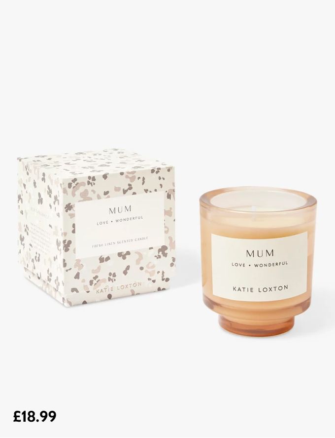 Katie Loxton Mum Fresh Linen Scented Candle, 483g, £18.99