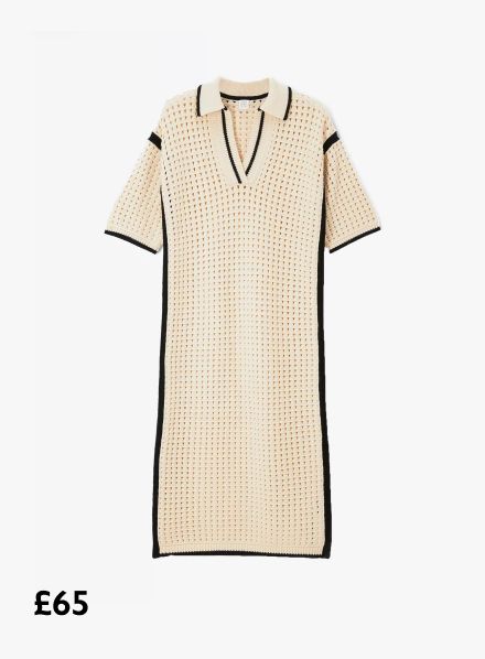 John Lewis Crochet Knit Dress, £65