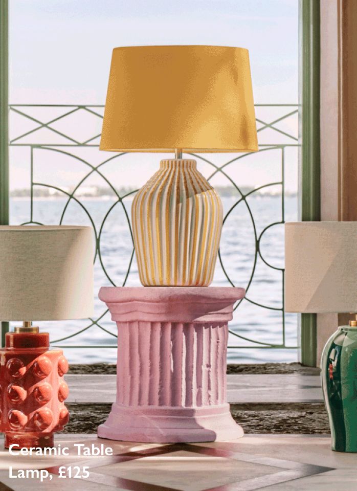 John Lewis Trevone Ceramic Table Lamp, £125