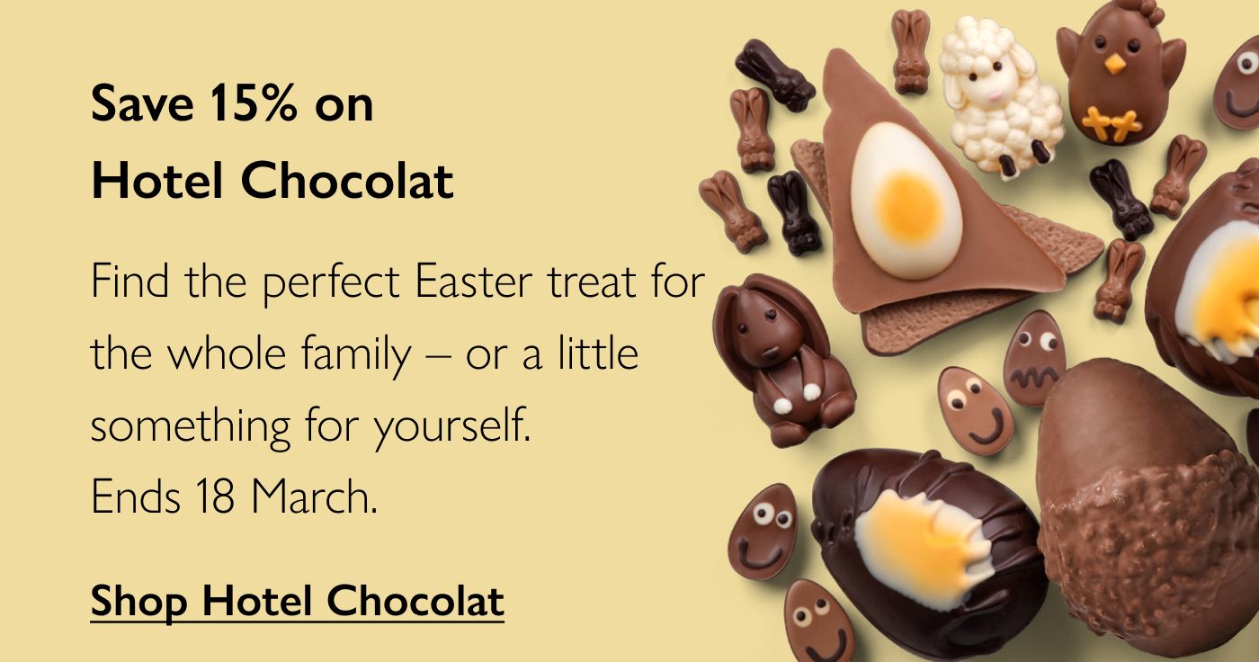 Save 15% on Hotel Chocolat