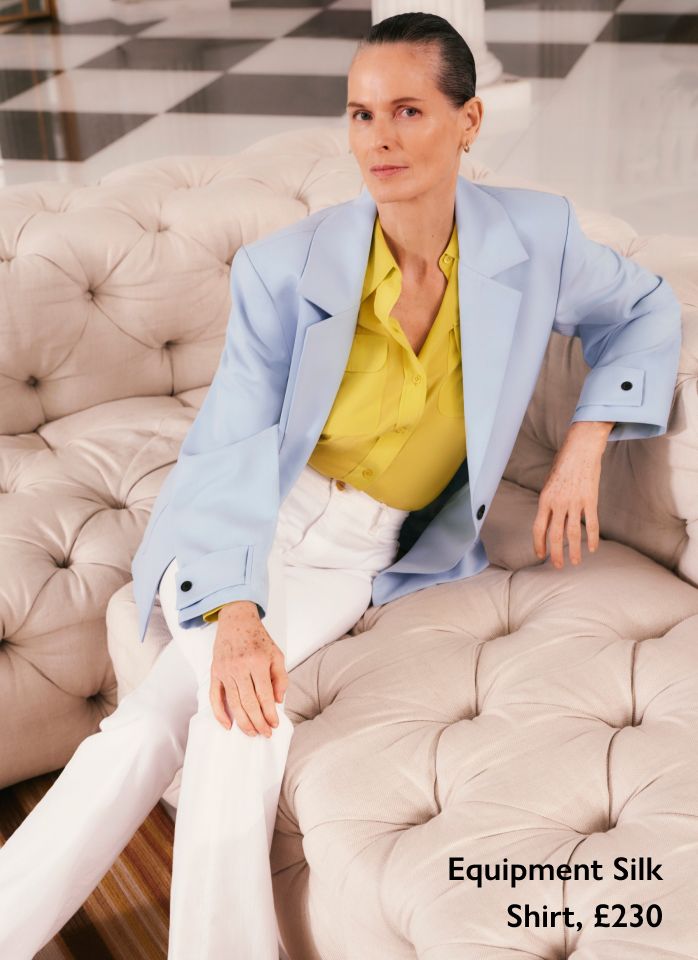 Equipment Slim Signature Silk Shirt, Evening Primrose, £230