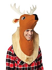 Wandtrophäe Hirschgeweih Faschingskostüm