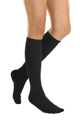 medi mediven cotton compression stockings black VII petite Compression Class 2