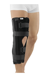 Knee Brace, Knee Immobilizer Full Leg Brace - Straight Leg Support - Knee  Splint, Knees Fixation Stabilization Fracture Ankle Support Adjustable Knee