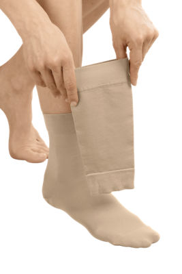 duomed soft below knee SAND support stockings varicose vein compression  socks