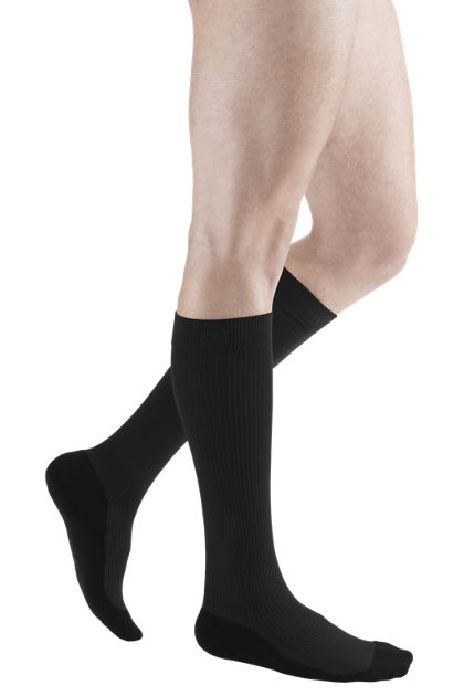 Medi Mediven Plus Class 2 Black Thigh Compression Stockings with Open Toe -  Compression Stockings