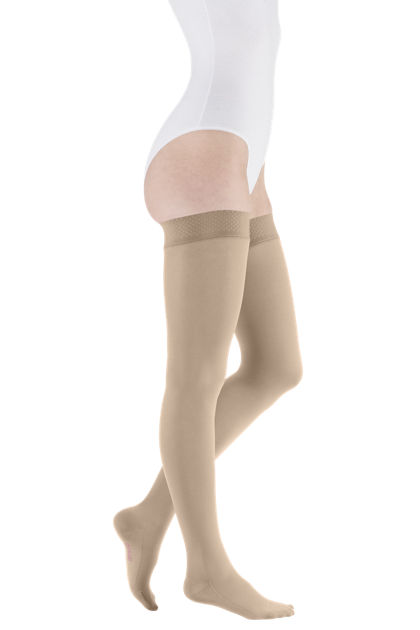 医療用　メディエレガンス　弾性ストッキング　ブラック　SS mediven comfort（メディヴェンコンフォート）弾性ハイソックス